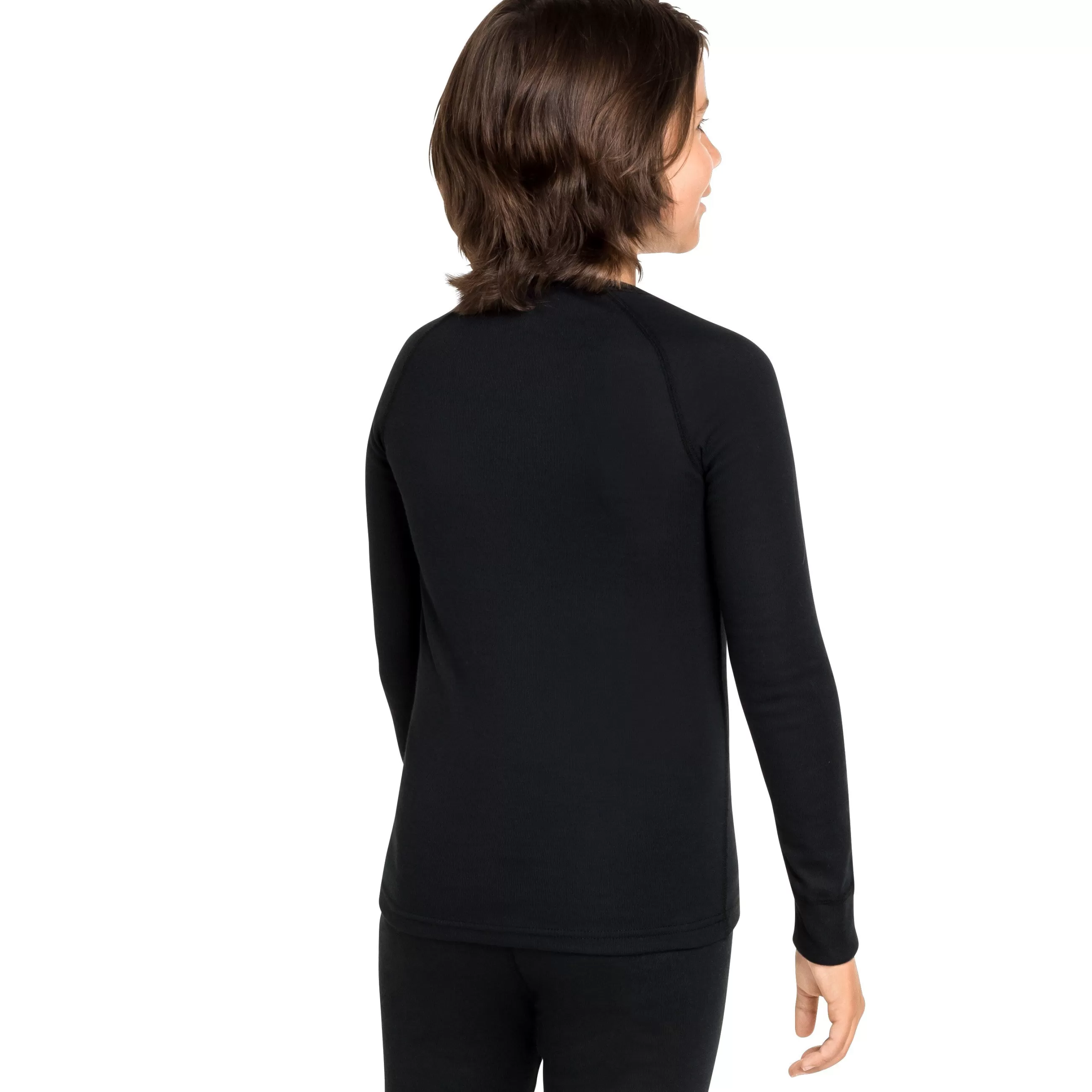 Clothing^Odlo The Active Warm Eco Kids' Long Sleeve Base Layer Top Black
