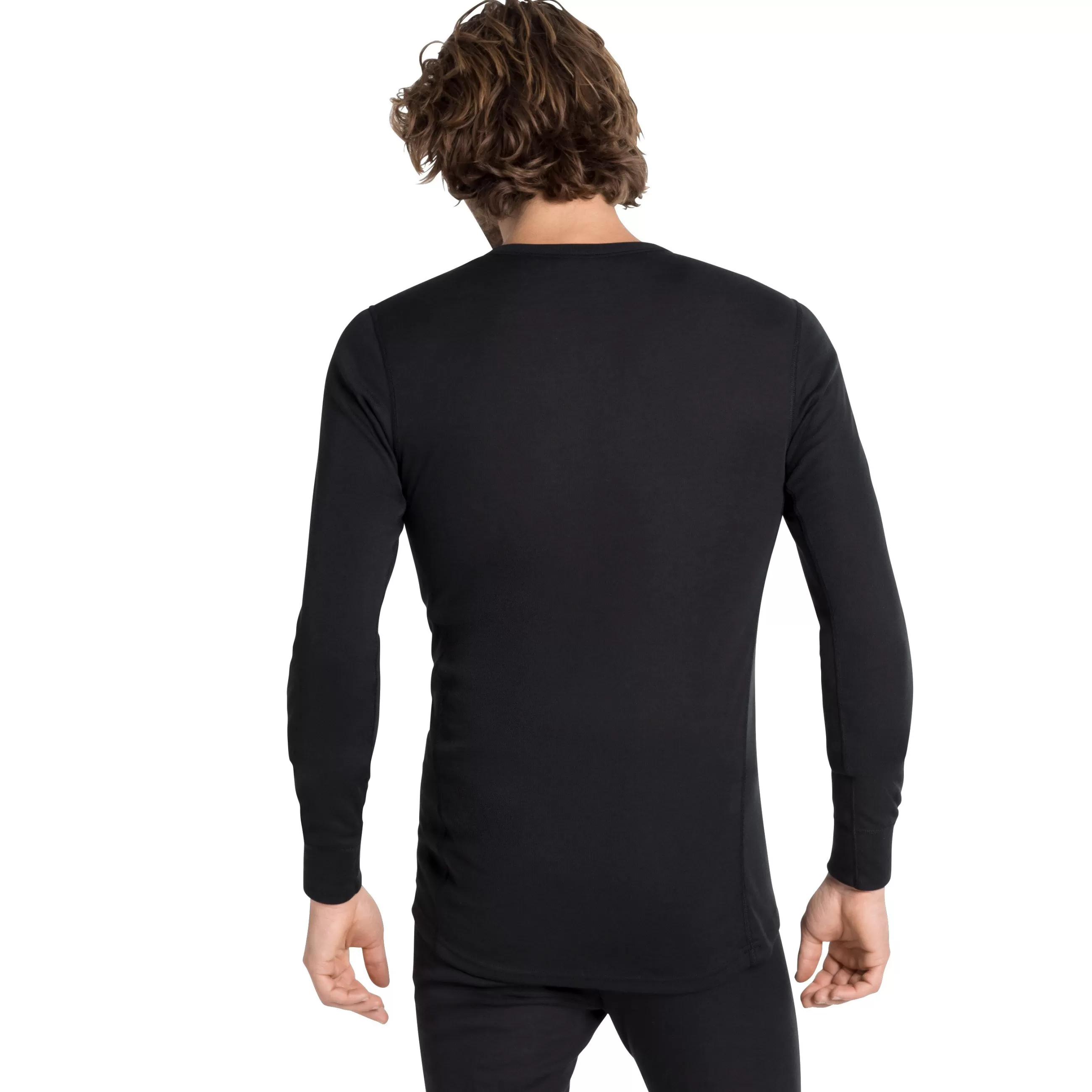 Base Layers^Odlo The Men's Active Warm Eco Long Sleeve Base Layer Top Black